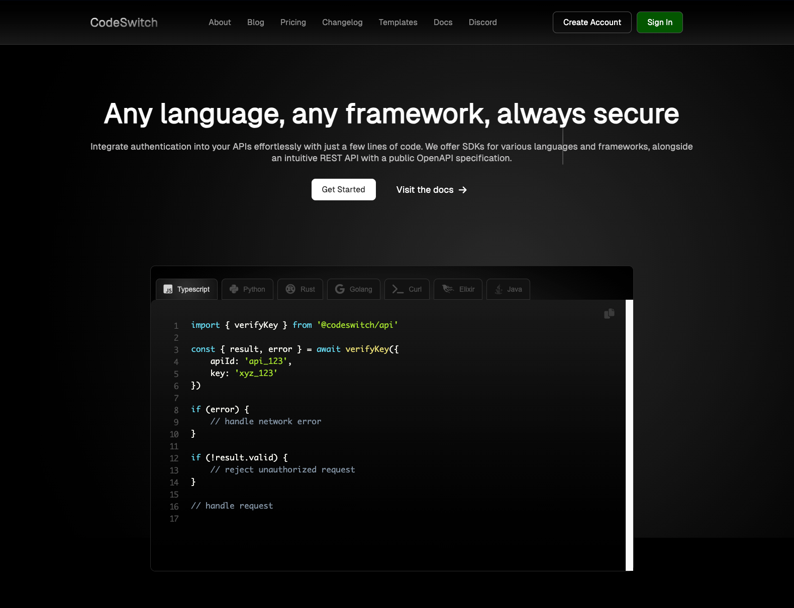 Codeswitcher